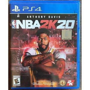 NBA 2K20   (SONY PlayStation 4 Game, 2019)  w/Instruction Manual